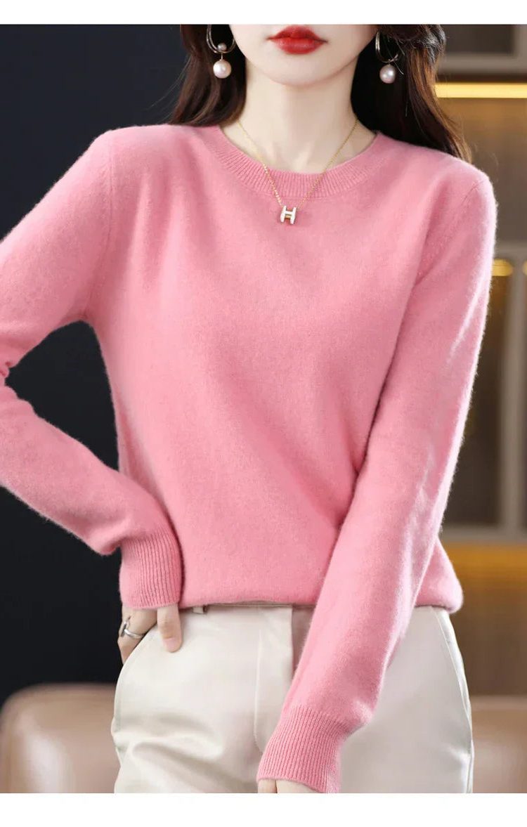 Olivia | Women's Crewneck Sweater | Soft Knit · PNY