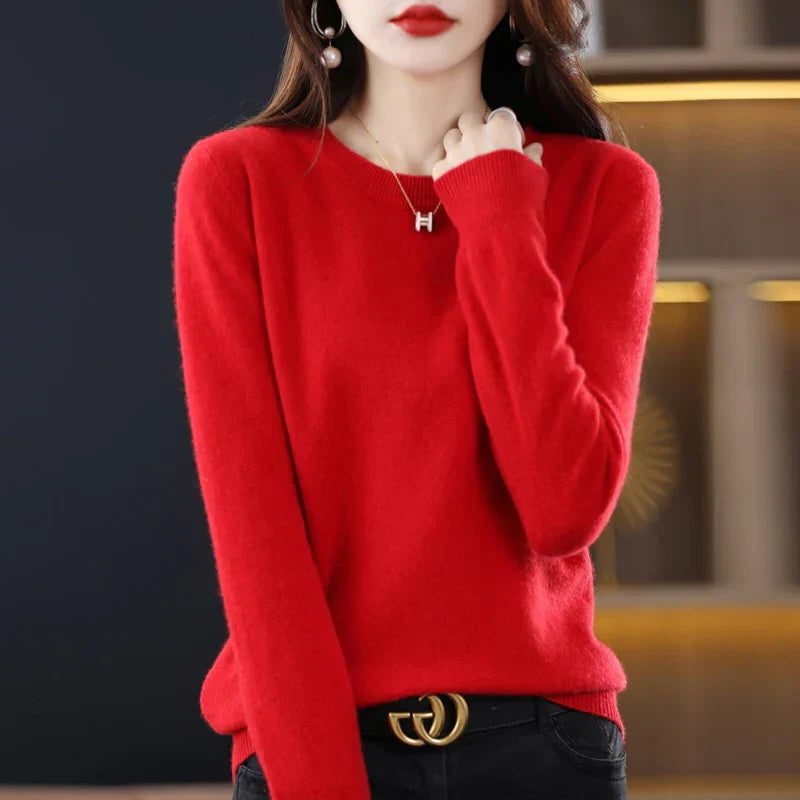 Olivia | Women's Crewneck Sweater | Soft Knit · PNY