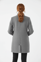 Olivia | Women's Stand-Collar Coat | Wool-Blend · PNY