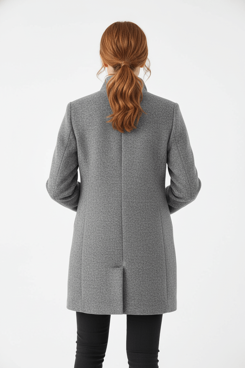 Olivia | Women's Stand-Collar Coat | Wool-Blend · PNY
