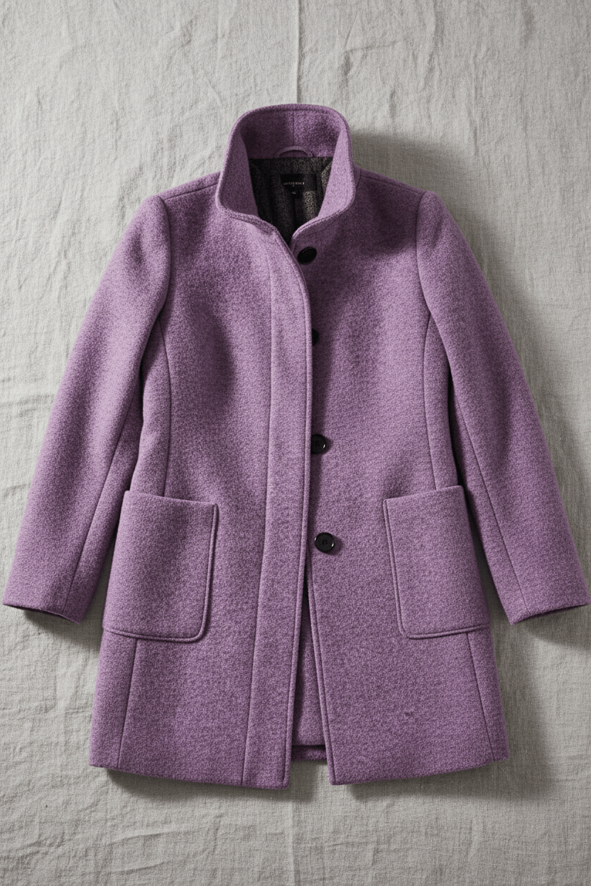 Olivia | Women's Stand-Collar Coat | Wool-Blend · PNY
