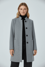 Olivia | Women's Stand-Collar Coat | Wool-Blend · PNY