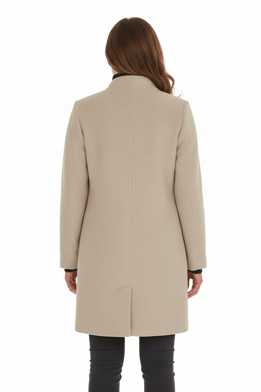 Olivia | Women's Stand-Collar Coat | Wool-Blend · PNY