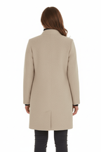 Olivia | Women's Stand-Collar Coat | Wool-Blend · PNY