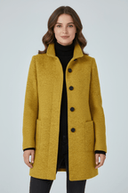 Olivia | Women's Stand-Collar Coat | Wool-Blend · PNY