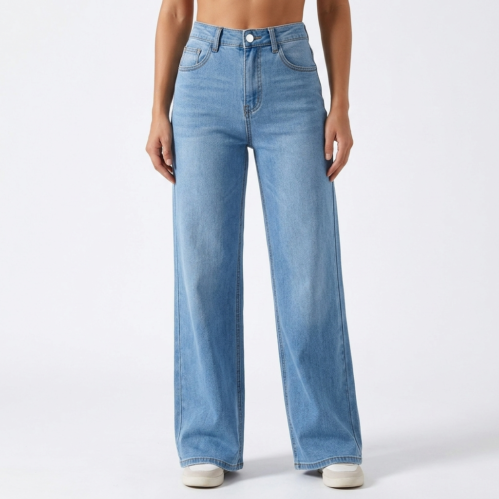 Olivia | Women's Wide-Leg Jeans | High-Rise Denim · PNY