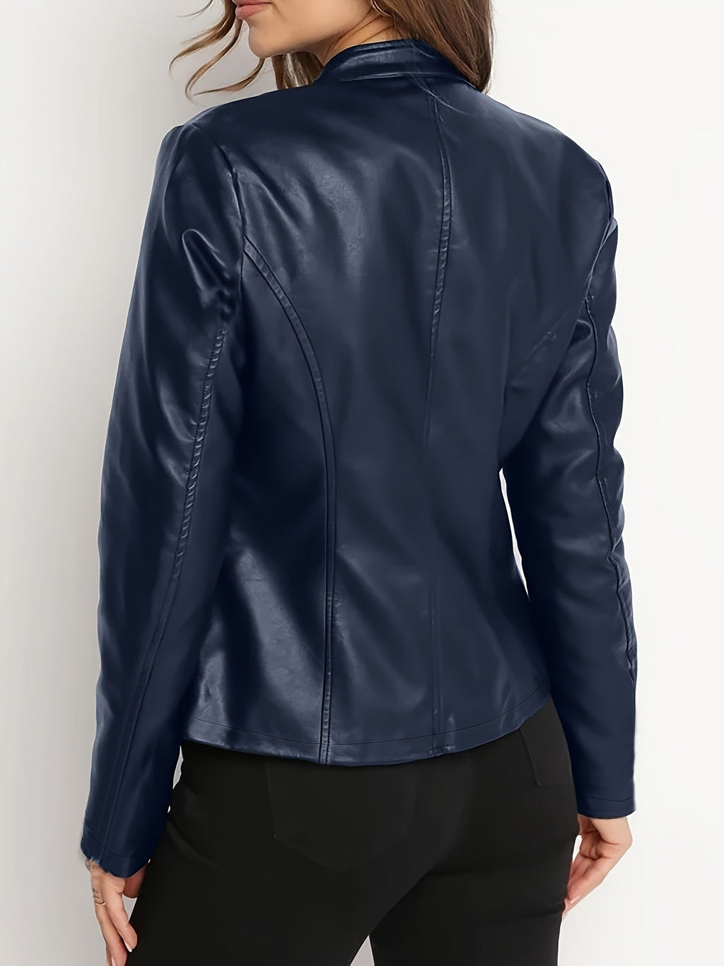 Olivia | Women's Zip-Up Jacket | Faux Leather · PNY