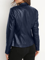 Olivia | Women's Zip-Up Jacket | Faux Leather · PNY