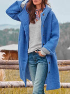 Rebecca | Women's Hooded Coat | Button-Front · PNY
