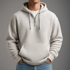 Ryan | Men's Half-Zip Hoodie | Waffle Knit · PNY