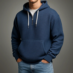 Ryan | Men's Half-Zip Hoodie | Waffle Knit · PNY