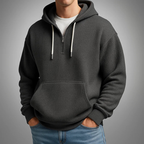 Ryan | Men's Half-Zip Hoodie | Waffle Knit · PNY