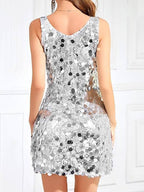 Scarlett | Women's Sleeveless Mini Dress | Sequin Embellished · PNY