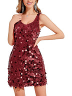 Scarlett | Women's Sleeveless Mini Dress | Sequin Embellished · PNY