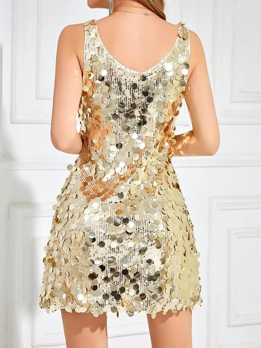 Scarlett | Women's Sleeveless Mini Dress | Sequin Embellished · PNY