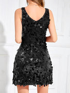 Scarlett | Women's Sleeveless Mini Dress | Sequin Embellished · PNY