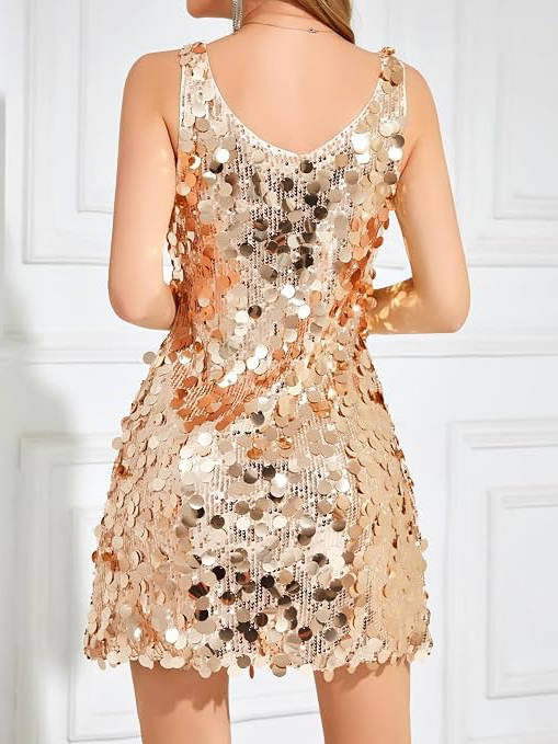 Scarlett | Women's Sleeveless Mini Dress | Sequin Embellished · PNY