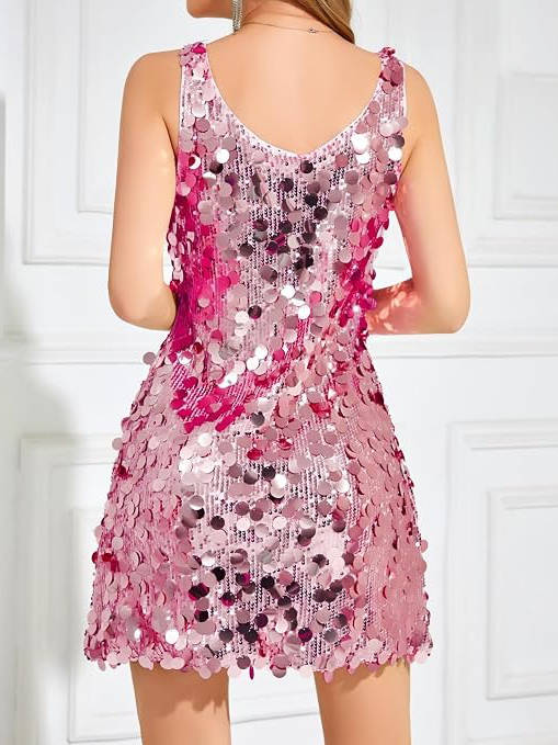 Scarlett | Women's Sleeveless Mini Dress | Sequin Embellished · PNY