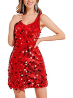 Scarlett | Women's Sleeveless Mini Dress | Sequin Embellished · PNY