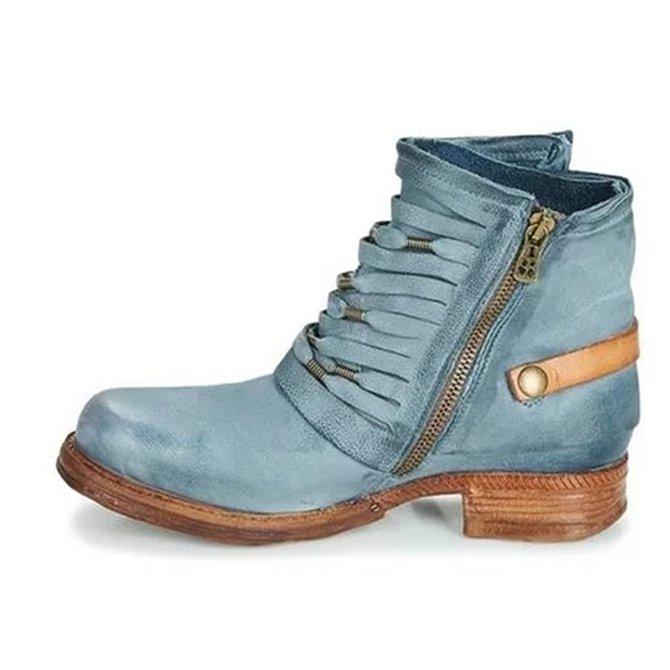 Sienna | Women's Lace-Up Boots | Ankle Strap · PNY