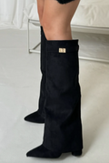 Sienna | Women's Pointed-Toe Boots | Buckle Detail · PNY