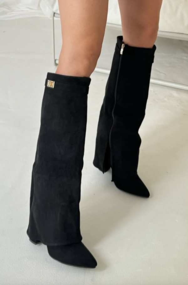 Sienna | Women's Pointed-Toe Boots | Buckle Detail · PNY