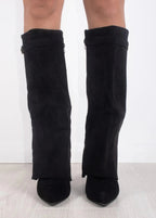 Sienna | Women's Pointed-Toe Boots | Buckle Detail · PNY