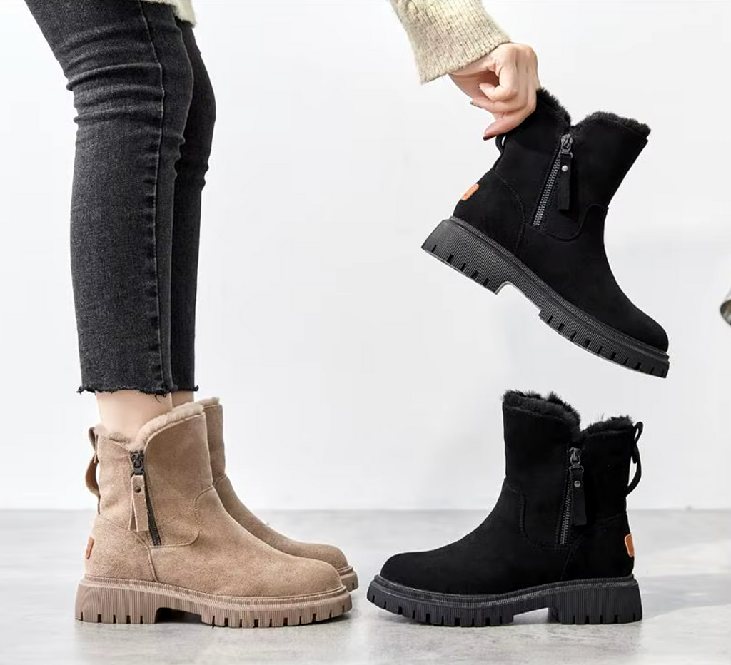 Sienna | Women's Side-Zip Boots | Fleece-Lined · PNY