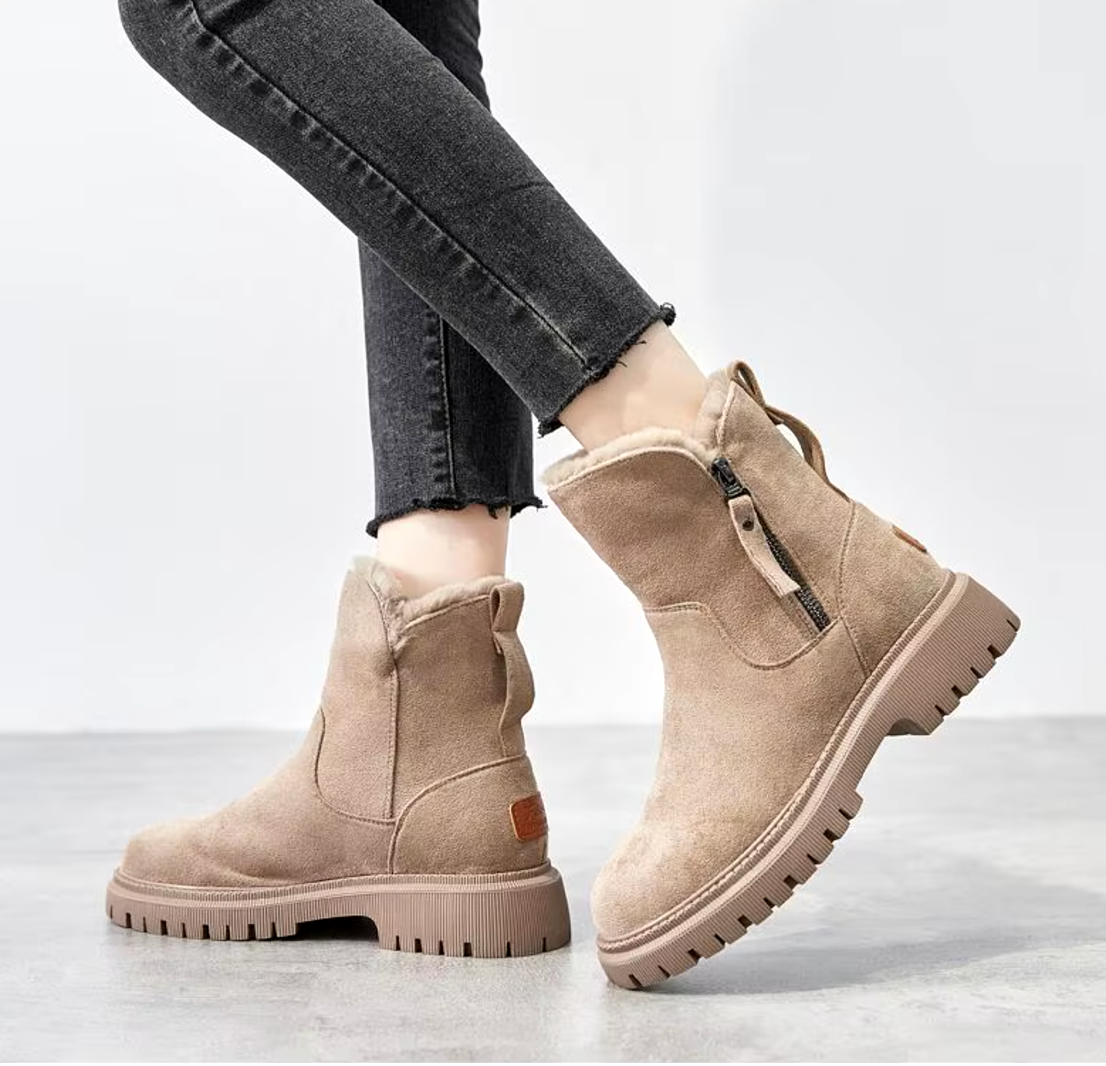 Sienna | Women's Side-Zip Boots | Fleece-Lined · PNY