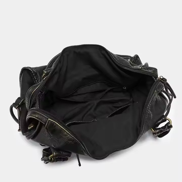 Sienna | Women's Slouchy Shoulder Bag | Woven Accent · PNY
