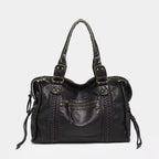 Sienna | Women's Slouchy Shoulder Bag | Woven Accent · PNY