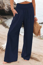 Sienna | Women's Wide-Leg Pants | Smocked Waist · PNY