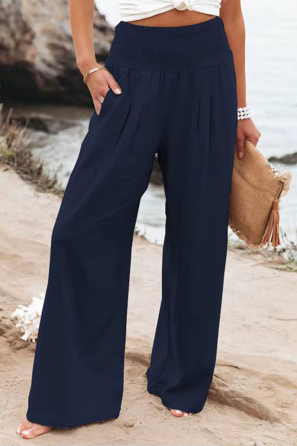 Sienna | Women's Wide-Leg Pants | Smocked Waist · PNY
