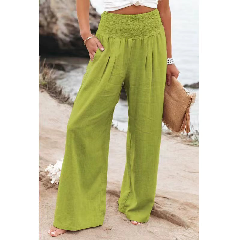 Sienna | Women's Wide-Leg Pants | Smocked Waist · PNY