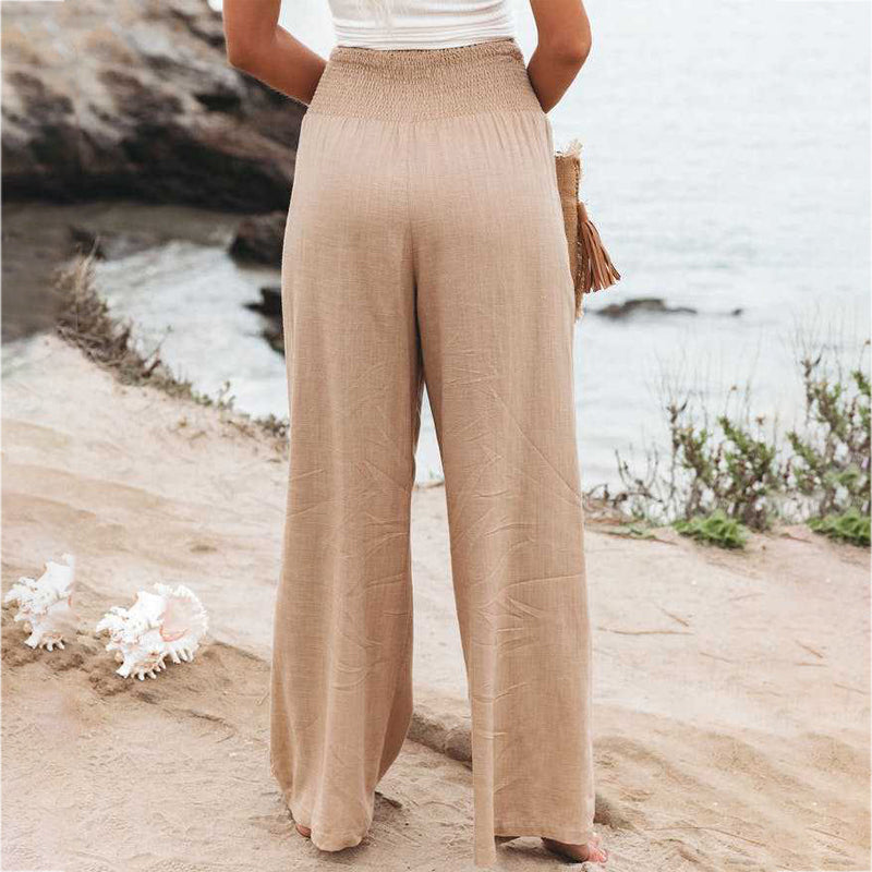 Sienna | Women's Wide-Leg Pants | Smocked Waist · PNY