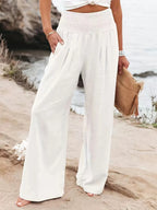 Sienna | Women's Wide-Leg Pants | Smocked Waist · PNY