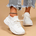 Sofia | Women's Lace-Up Sneakers | Chunky Sole · PNY