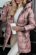 Sophia | Women's Hooded Puffer Jacket | Quilted Warm · PNY