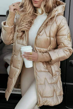 Sophia | Women's Hooded Puffer Jacket | Quilted Warm · PNY