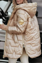 Sophia | Women's Hooded Puffer Jacket | Quilted Warm · PNY