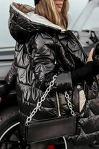 Sophia | Women's Hooded Puffer Jacket | Quilted Warm · PNY