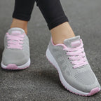 Sophia | Women's Lace-Up Sneakers | Mesh Knit · PNY