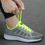 Sophia | Women's Lace-Up Sneakers | Mesh Knit · PNY