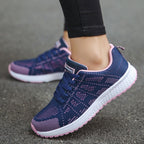 Sophia | Women's Lace-Up Sneakers | Mesh Knit · PNY