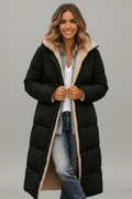Sophia | Women's Longline Puffer Coat | Open Front
