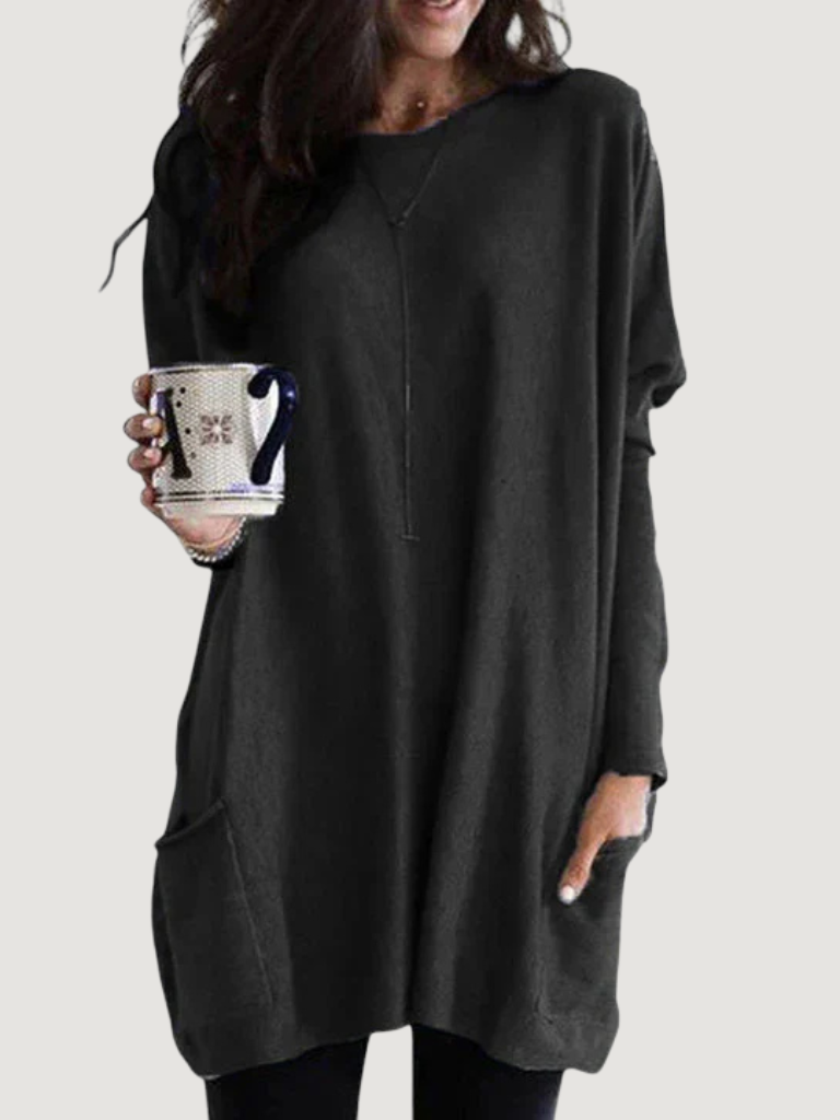 Sophia | Women's Oversized Tunic Top | Front Pockets · PNY