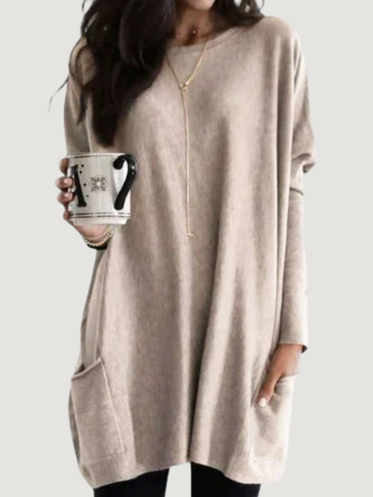Sophia | Women's Oversized Tunic Top | Front Pockets · PNY