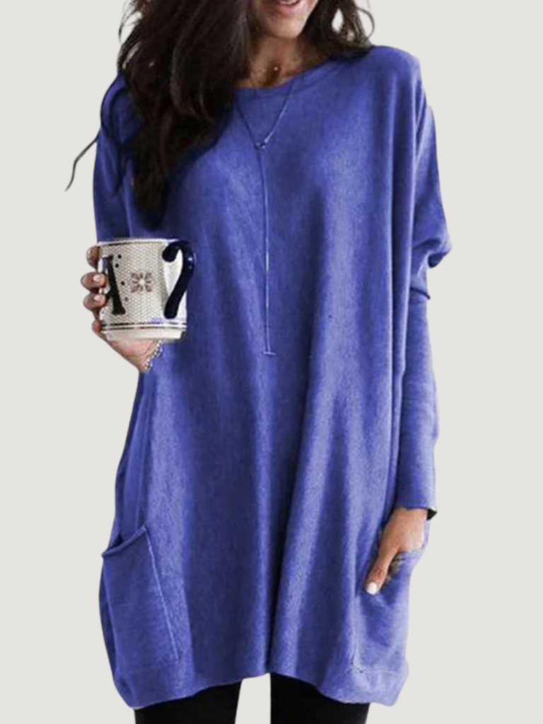 Sophia | Women's Oversized Tunic Top | Front Pockets · PNY