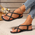 Sophia | Women's Strappy Sandals | Braided · PNY