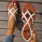 Sophia | Women's Strappy Sandals | Braided · PNY